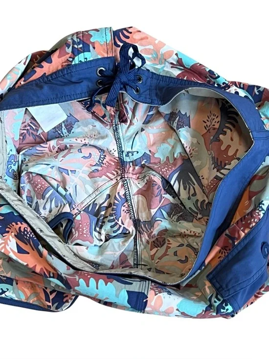 Patagonia Men’s Sz 34 Waist Tropical Print Scallop Hem Wayfarer Board Shorts - Picture 9 of 14